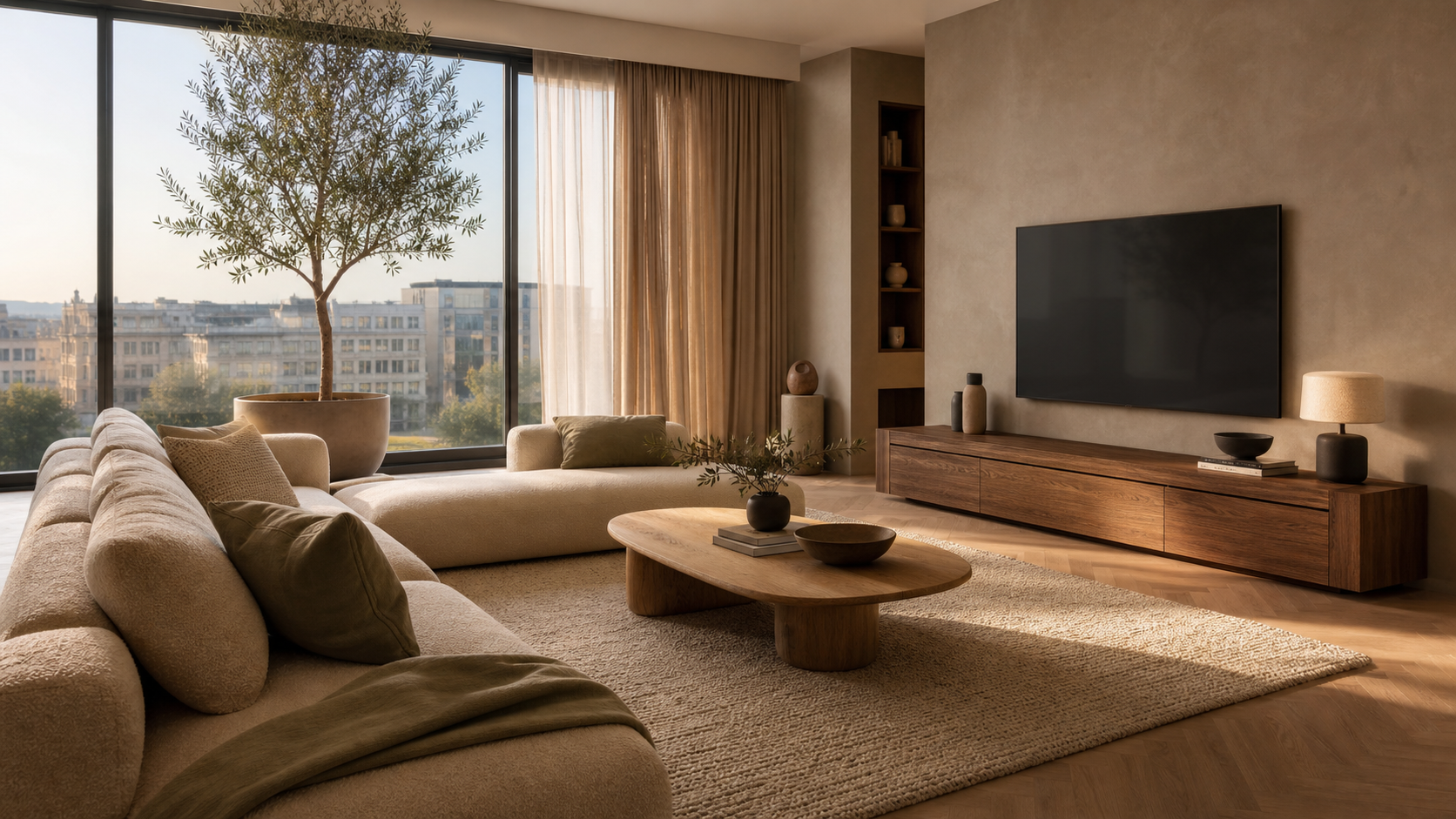 Modern gestaltetes Wohnzimmer